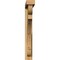 Ekena Millwork Olympic Block Rough Sawn Bracket w/ Offset Brace, Western Red Cedar, 4"W x 26"D x 30"H BKT0402X26X30OLY05RWR - alternate 2